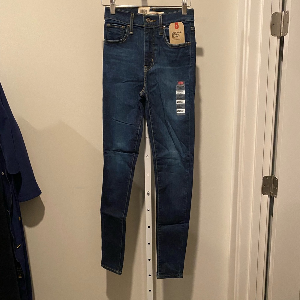 Levi's Women's Skinny Jeans - Dark Blue